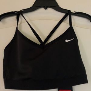 Brand new black nike sports bra.